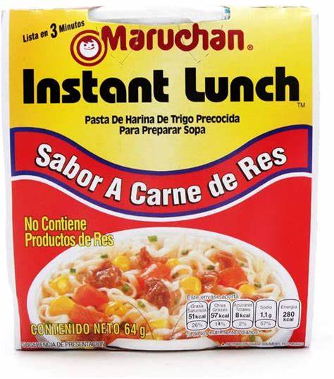 SOPA MARUCHAN SABOR CARNE DE RES 64G