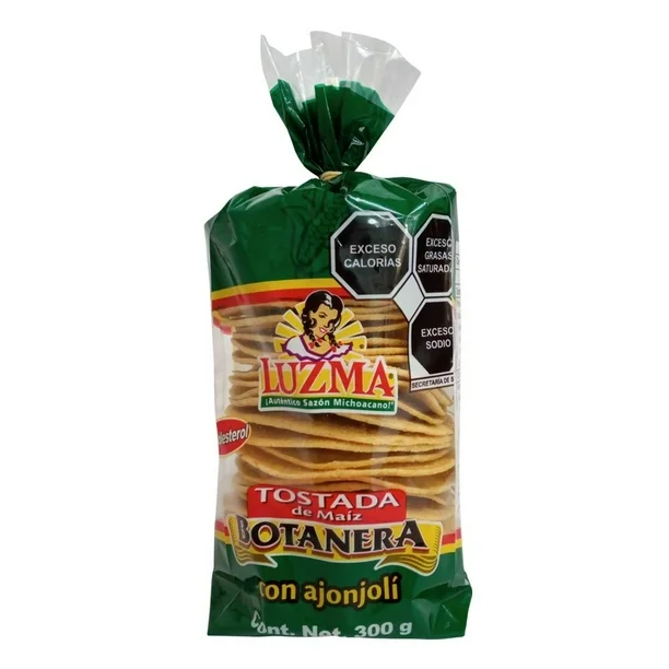 TOSTADA DE MAIZ BOTANERA LUZMA 300G