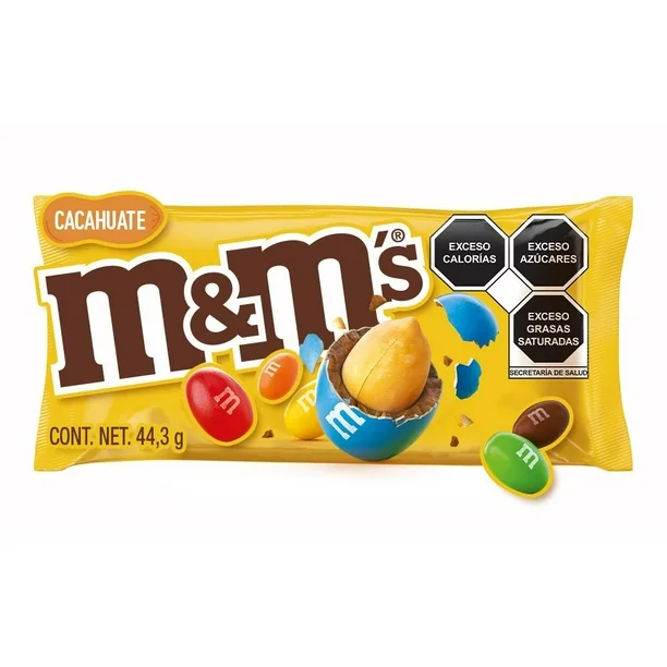 CHOCOLATE M&M´S CON CACAHUATE CONFITADOS 44.3G