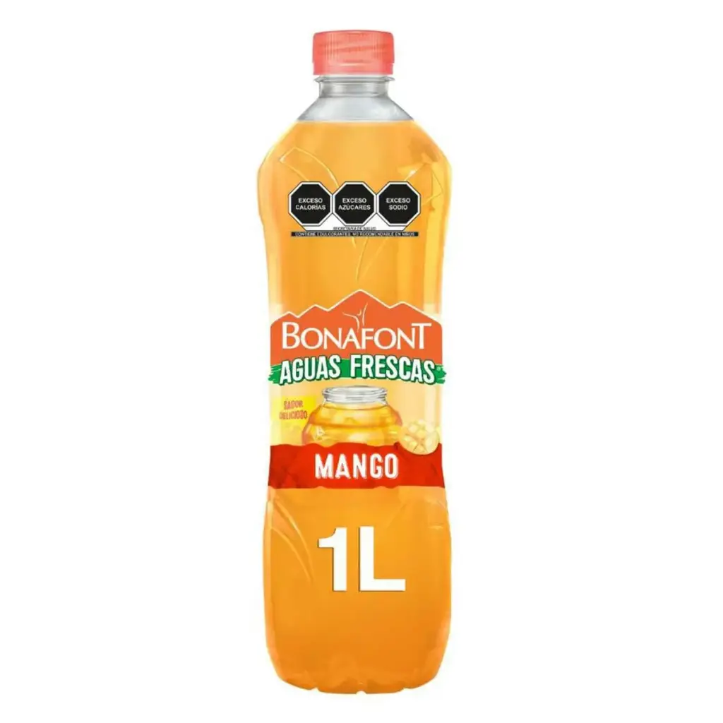 AGUA BONAFONT JUIZZY 6/MANGO 1 LT.