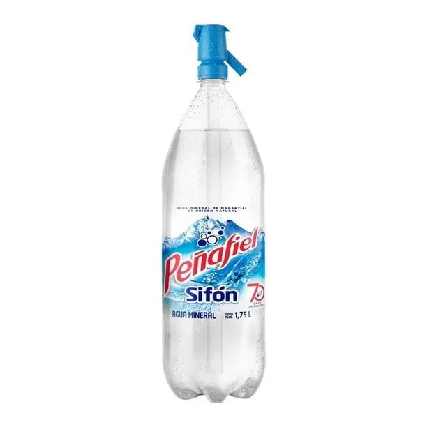 AGUA PEÑAFIEL MINERAL SIFON 8/1.75 LT.