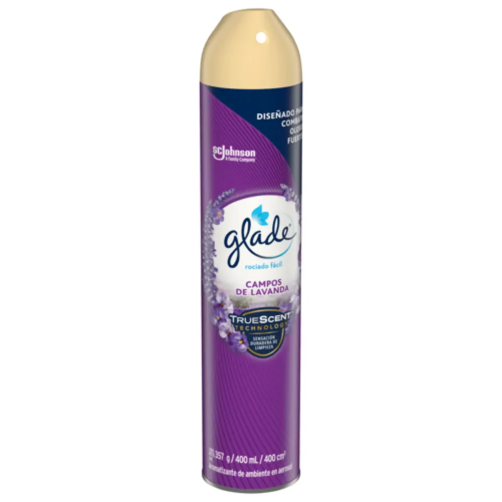AROMATIZANTE GLADE LAVANDA 12/400 ML.