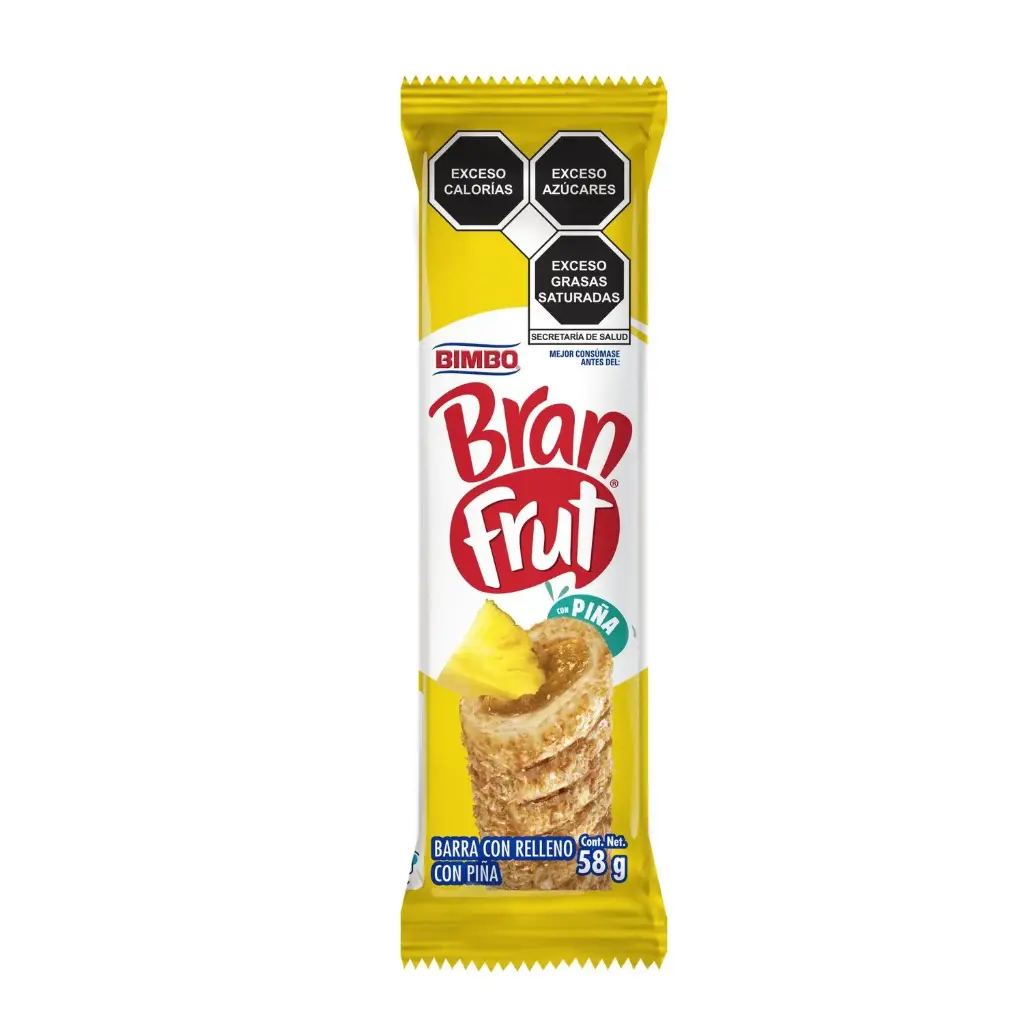 BARRA BIMBO BRAN FRUT PIÑA 40 GR.