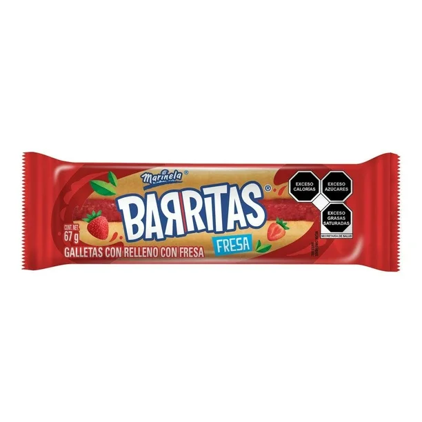 BARRA MARINELA BARRITAS FRESA 75 GR.