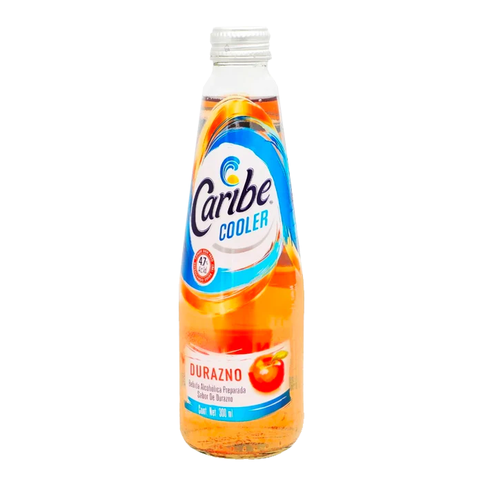 BEB. CARIBE COOLER DURAZNO 12/300 ML.