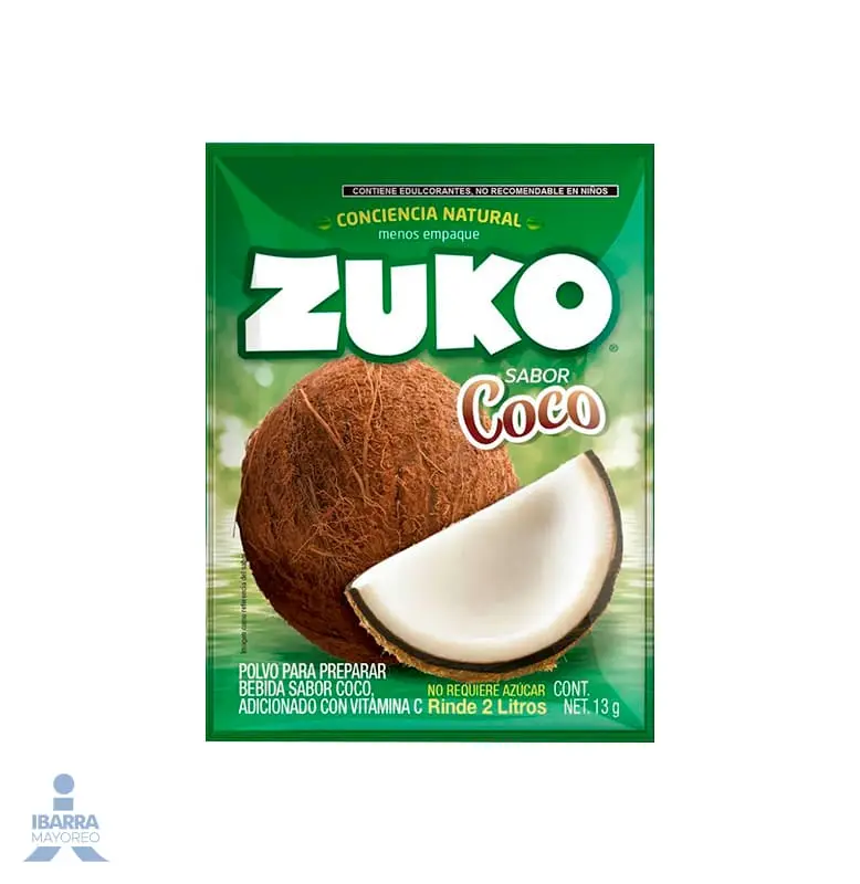 BEB. POLV. ZUKO SABOR COCO 12/8/13 G