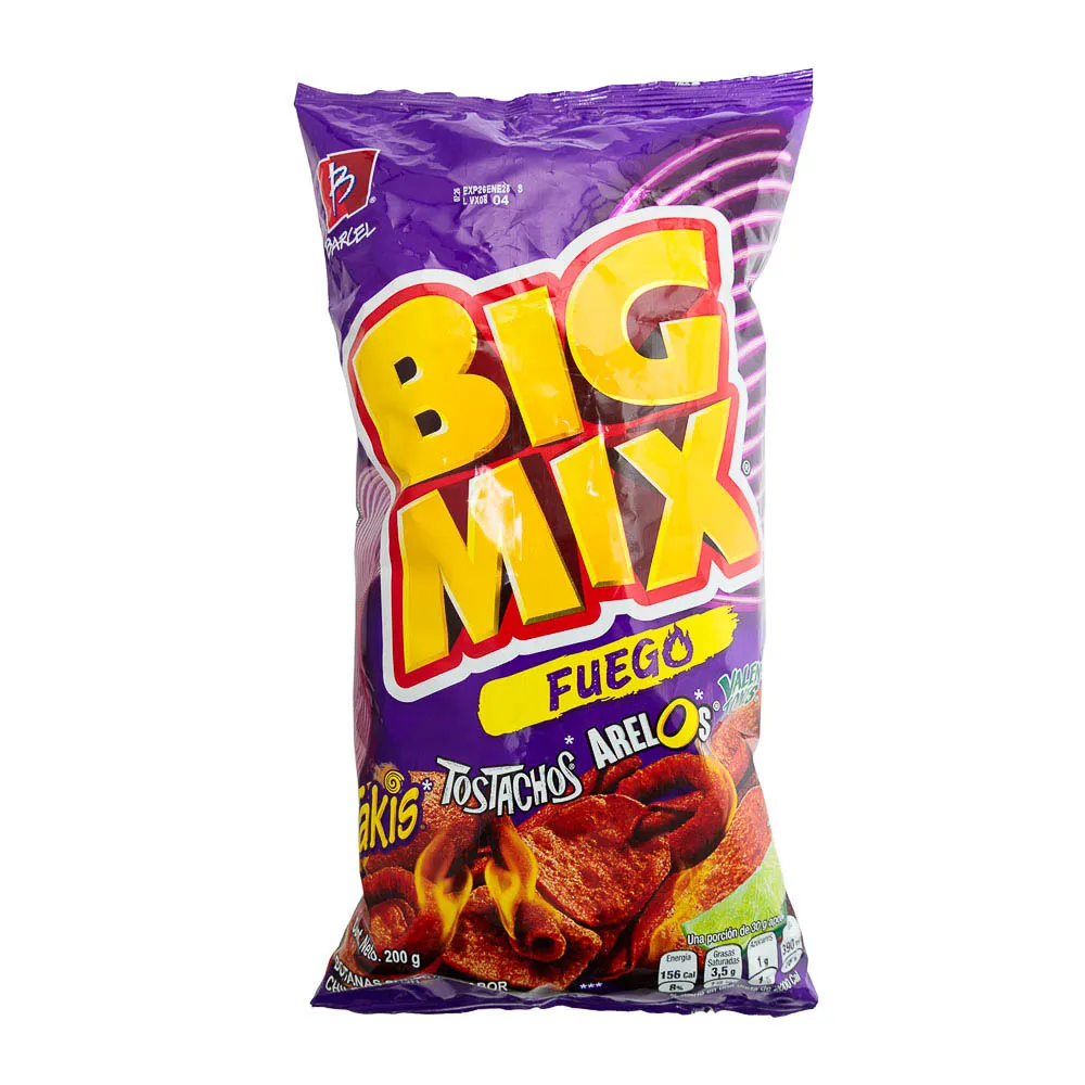 BOT. BARCEL BIG MIX FUEGO 55 GR.