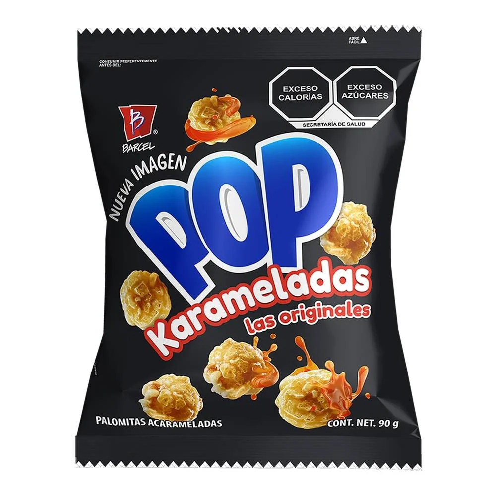 BOT. BARCEL PALOMITAS POP KARAMELADAS 45 GR.