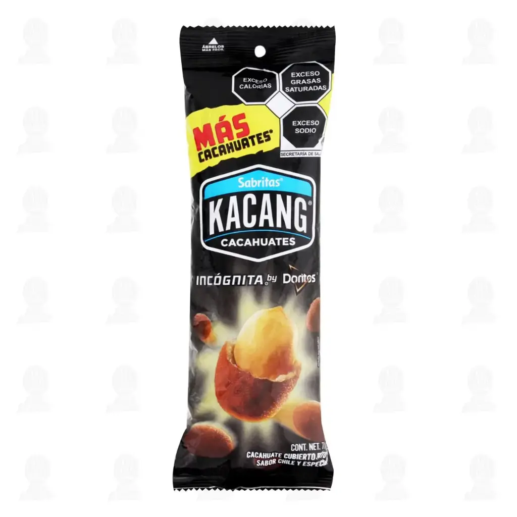 BOT. SABRITAS CACAH. KACANG INCOGNITA 140 GR.