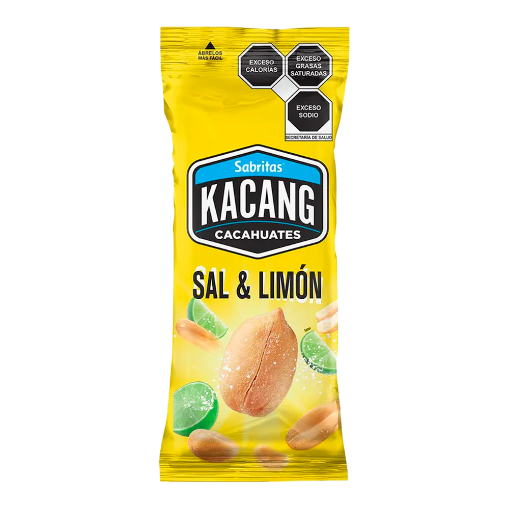 BOT. SABRITAS CACAH. KACANG SAL Y LIMON 69 GR.