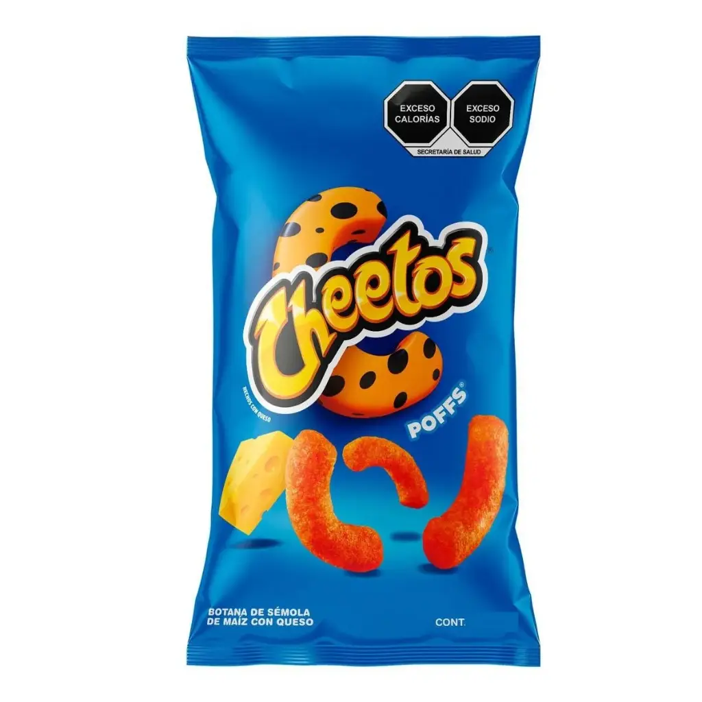 BOT. SABRITAS CHEETOS POFFS QUESO 44 GR.