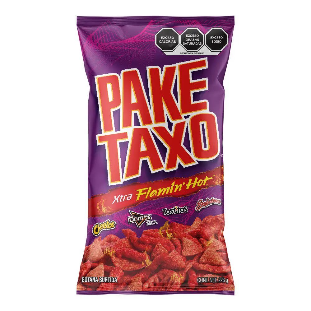 BOT. SABRITAS PAKETAXO EXTRA FLAMING HOT 81 GR.