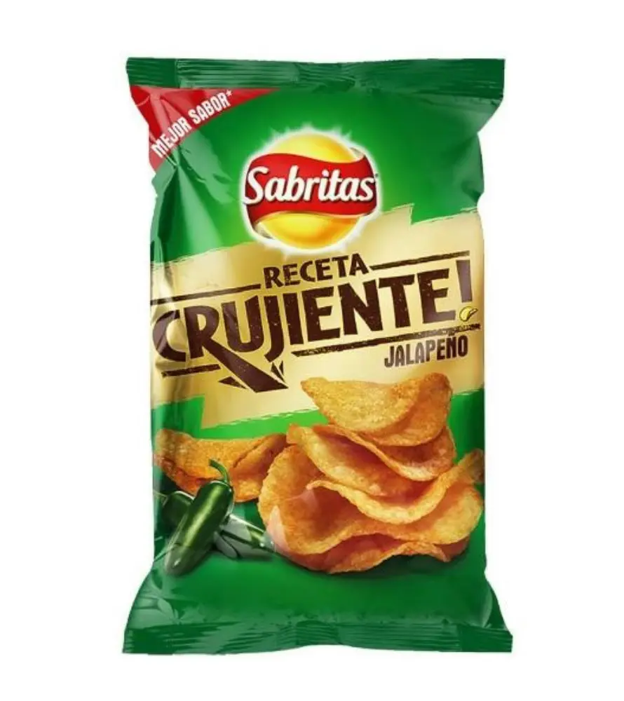 BOT. SABRITAS PAPAS RECETA CRUJIENTE JALAPEÑO 57 GR.