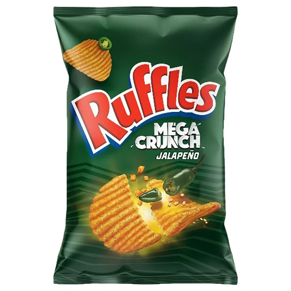 BOT. SABRITAS RUFFLES MEGA CRUNCH JALAPEÑO 48 GR.