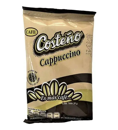 CAFE CAPPUCCINO COSTEÑO SOBRE 20/20/30 GR.