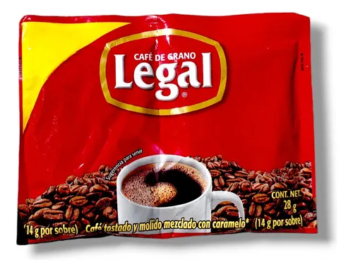 CAFE LEGAL SOBRE 28gr.