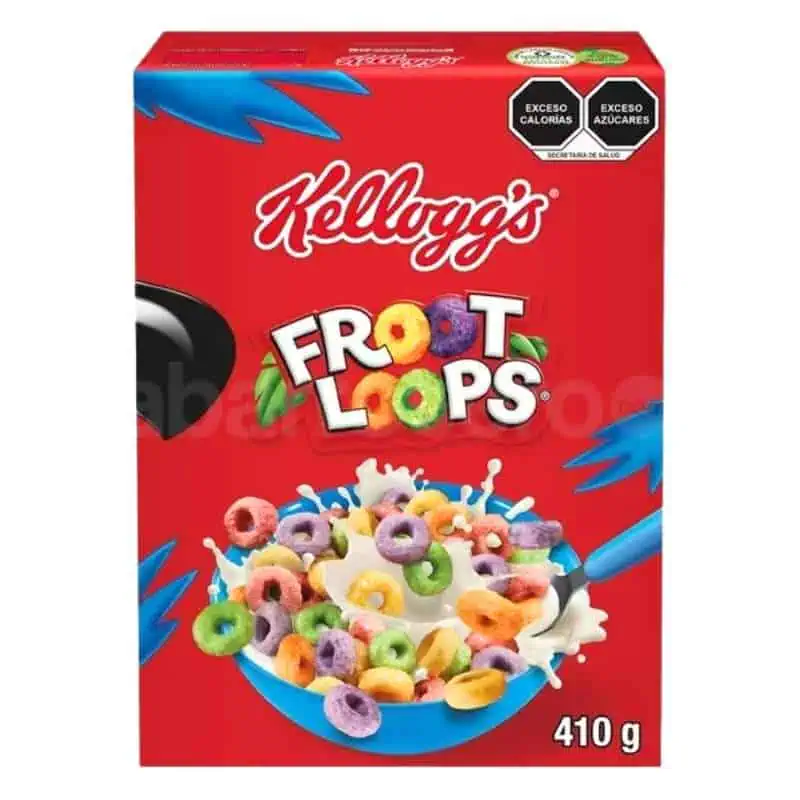 CEREAL KELLOGGS FROOT LOOPS 24/410 GR.
