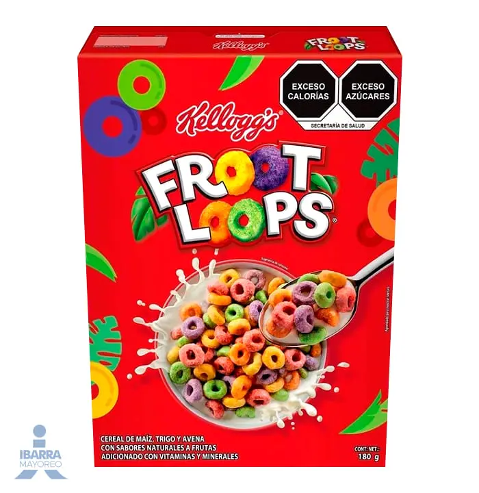 CEREAL KELLOGGS FROOT LOOPS 28/180 GR.