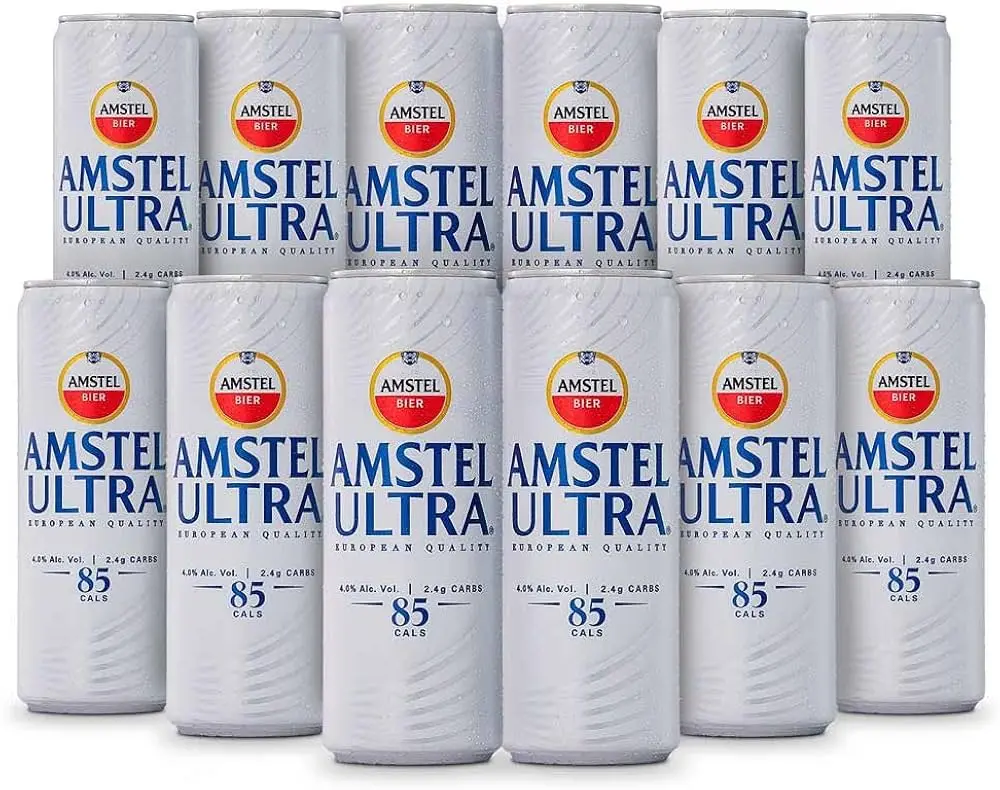 CERVEZA AMSTEL ULTRA LATA 355 ML.
