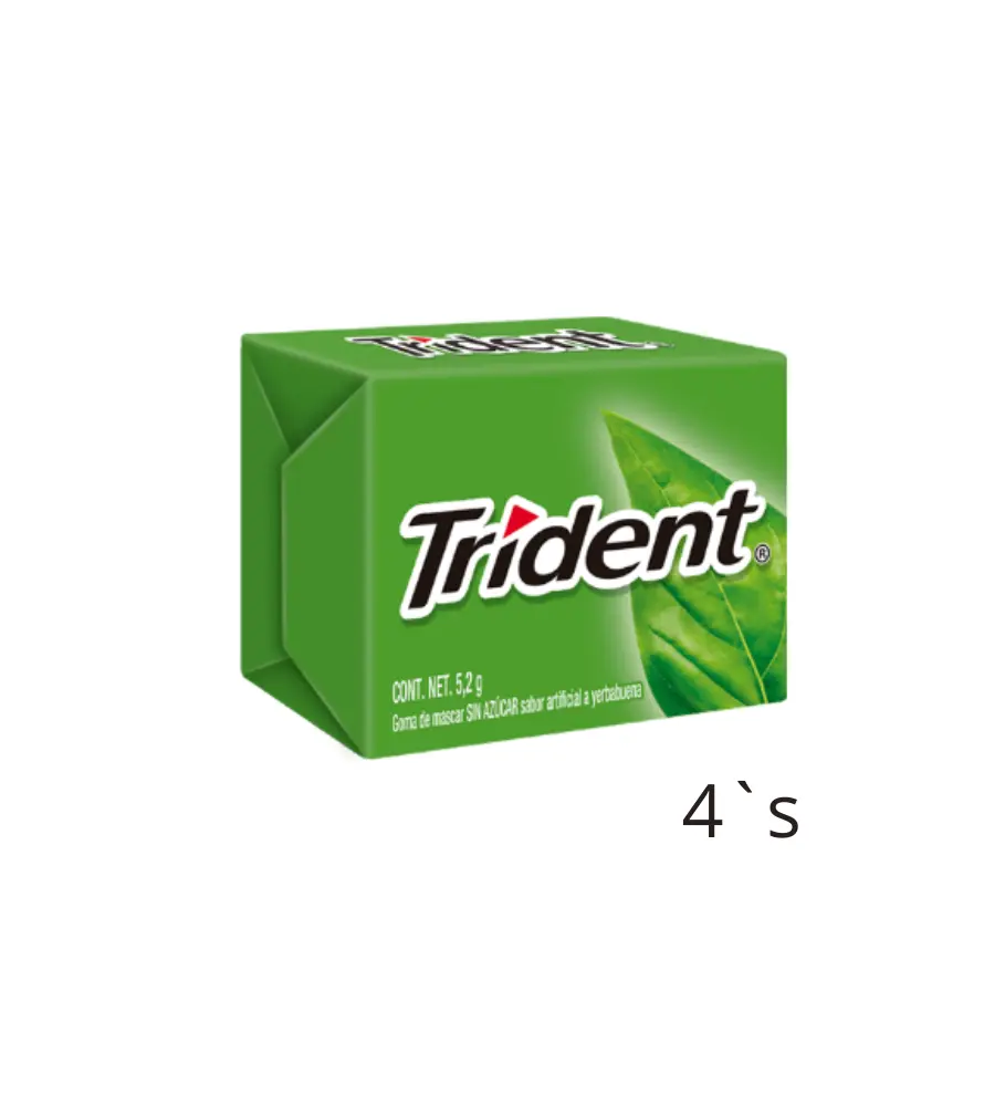CHIC. TRIDENT YERBABUENA 4S