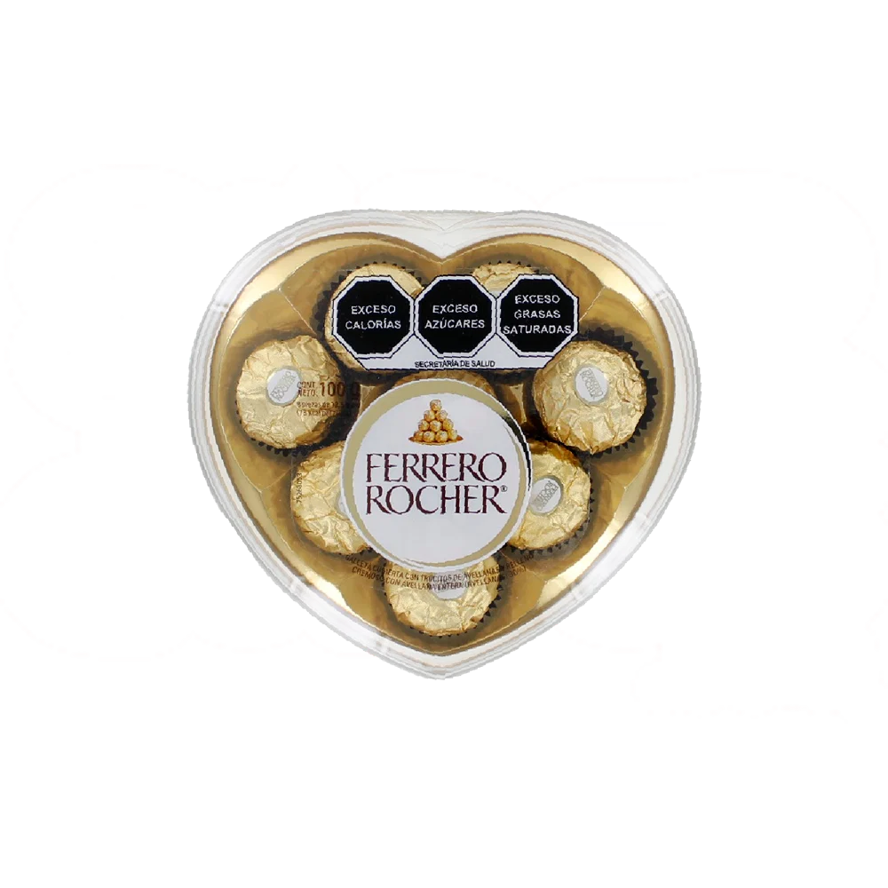 CHOC. FERRERO ROCHER CORAZON 24/8 PZAS.
