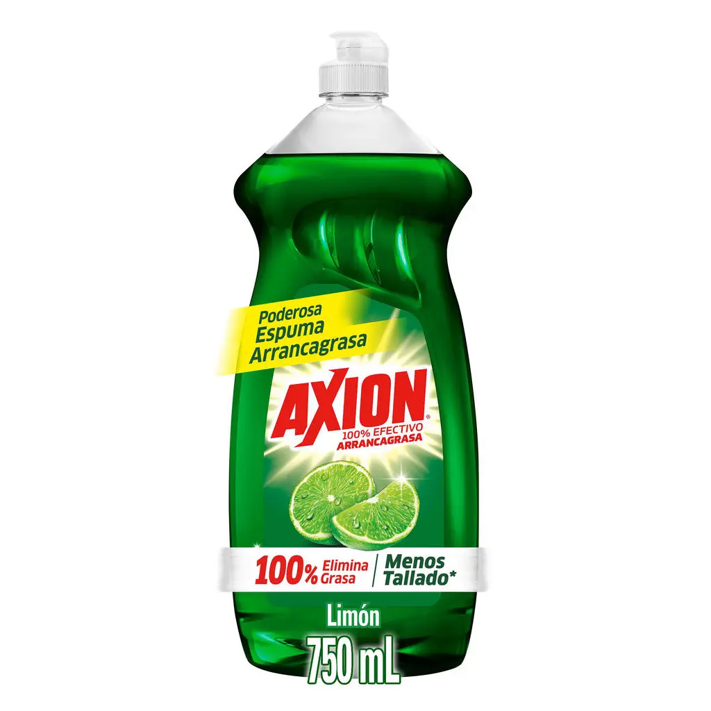 DET. LIQ. AXION LIMON 12/750 ML.