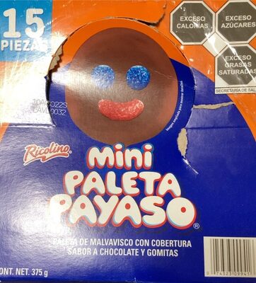 DUL. PALETA PAYASO MINI 12/15/25 GR.