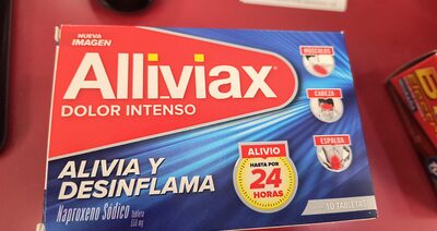 FARM. PASTILLA ALIVIAX 550 MG.