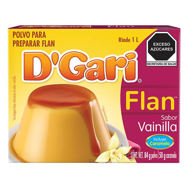 FLAN GARI VAINILLA CON CARAMELO 24/134 GR.