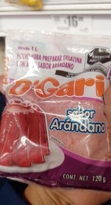 GELATINA GARI ARANDANO 50/120 GR.