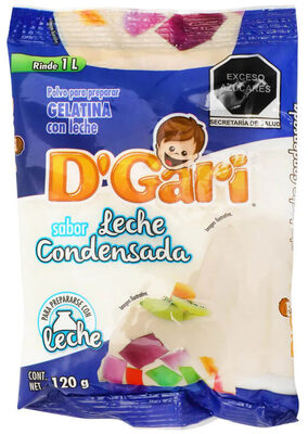 GELATINA GARI LECHE CONDENSADA 50/120 GR.