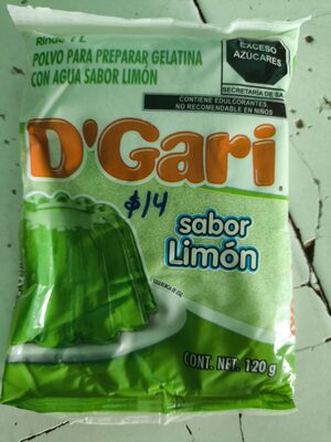 GELATINA GARI LIMON 50/120 GR.