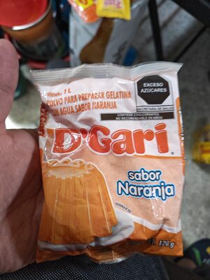 GELATINA GARI NARANJA 50/120 GR.