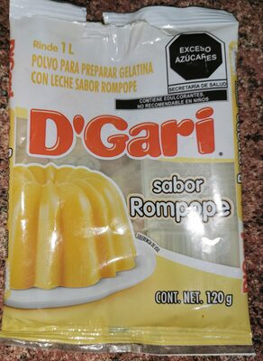 GELATINA GARI ROMPOPE 50/120 GR.