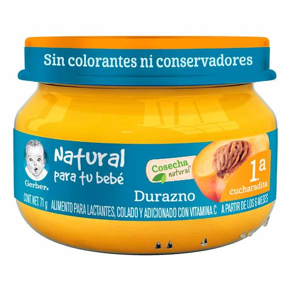 GERBER E1 DURAZNO 12/71 GR.