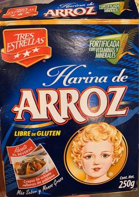 HARINA DE ARROZ 3 ESTRELLAS 18/250 GR.