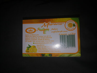 JABON MURANO LIMON Y CHIA 150 GR.