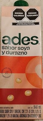 JUGO ADES DURAZNO 12/946 ML.