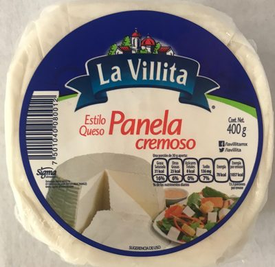 LACT. QUESO PANELA LA VILLITA 400 GR.