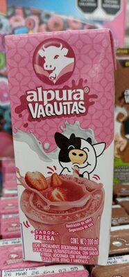 LECHE ALPURA VAQUITAS FRESA 200 ML.