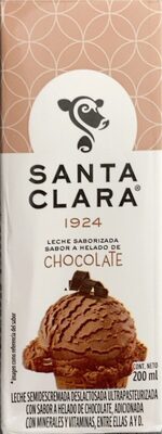 LECHE SANTA CLARA CHOCOLATE 200 ML.
