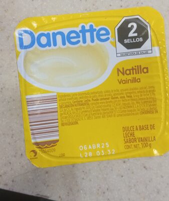 NATILLA DANONE DANETTE VAINILLA 100 GR.