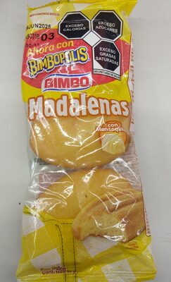 PAN BIMBO MADALENAS MANTEQUILLA 93 GR.