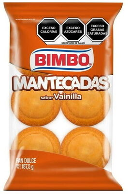PAN BIMBO MANTECADAS VAINILLA 6 PZAS.