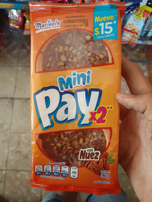 PAN MARINELA PAY DE NUEZ 96 GR.