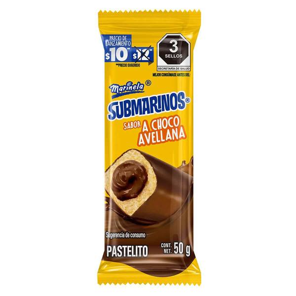 PAN MARINELA SUBMARINO AVELLANA 50 GR.