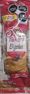 PAN TIA ROSA BIGOTES CHOCOLATE PZA.