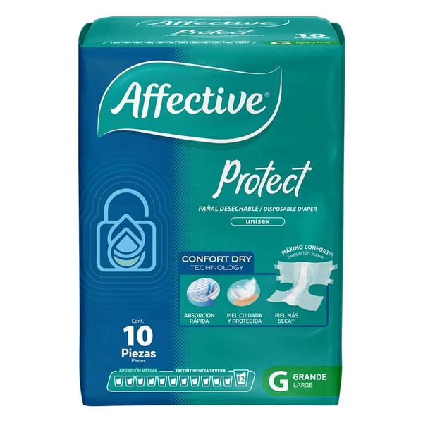 PAÑAL AFFECTIVE PROTECT GRANDE 4/10 PZAS.