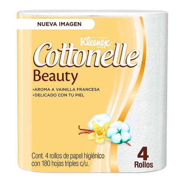 PAPEL HIG. COTTONELLE BEAUTY 4 PZAS. 15/180 HJ.