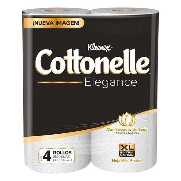 PAPEL HIG. COTTONELLE ELEGANCE 4 PZAS.